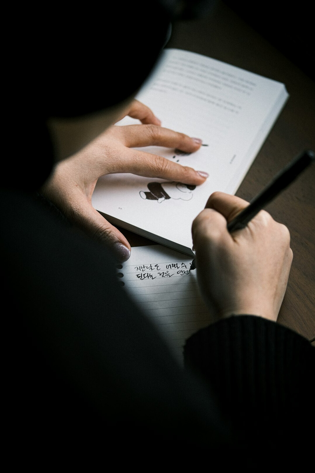 author signing book